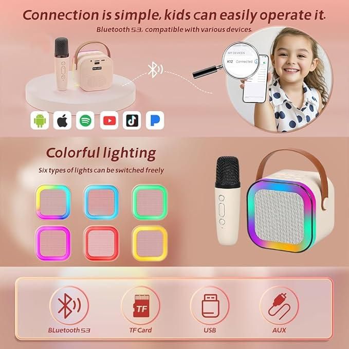 EchoBeats™ Mini Karaoke Set – Portable Party Edition